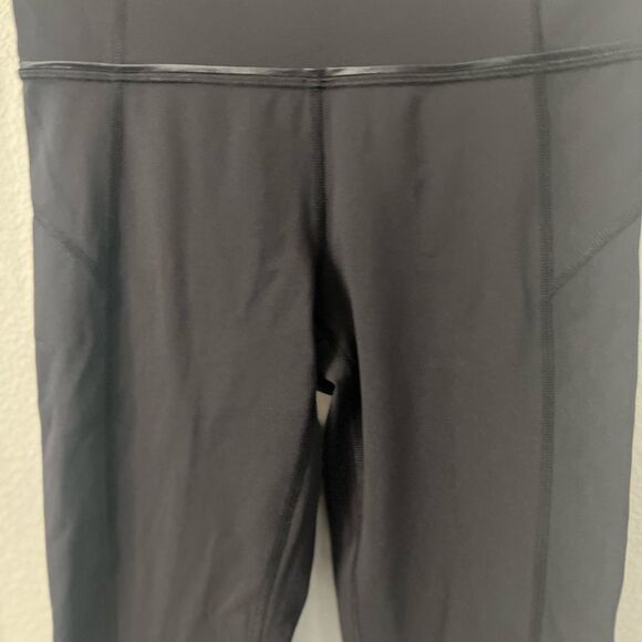 Lululemon Pace Queen Tight 7/8 Length Size 4 Black Reflective Full On Luxtreme - Picture 8 of 15
